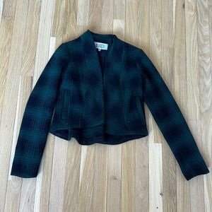 BB Dakota Crop plaid Blazer